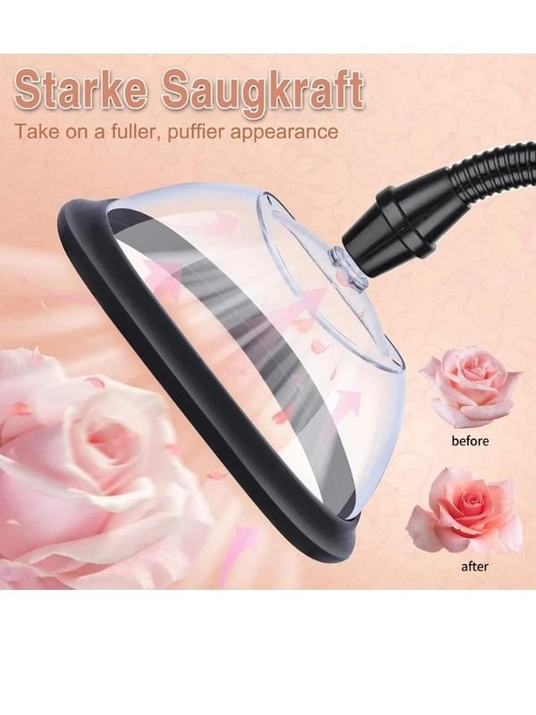 Pussy Pump Premium Fun Çift Başlıklı Vajina & Gööğüs Pompası 5